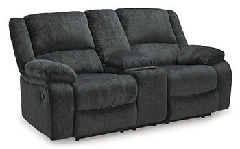 Five Star Furniture - Draycoll Reclining Loveseat with Console