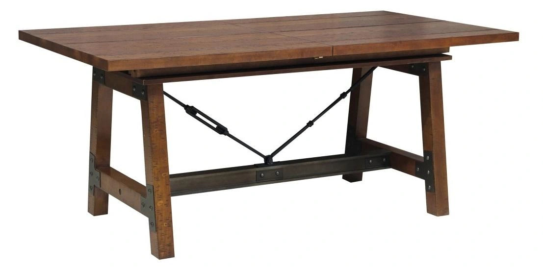 Five Star Furniture - Holverson Dining Table in Rustic Brown 1715-94