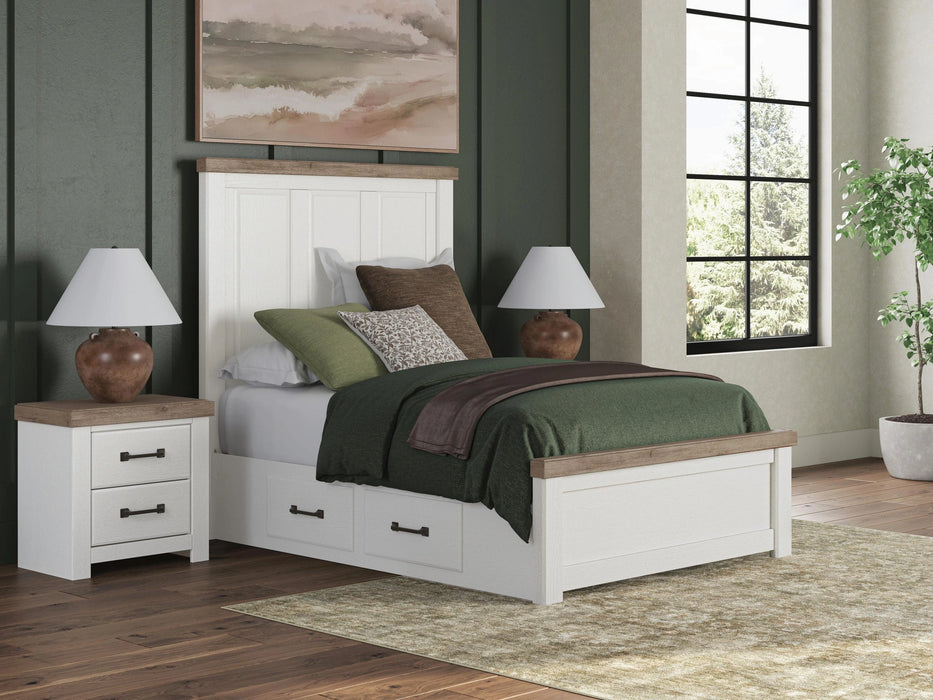Five Star Furniture - Ashley Savonport Full Panel Bed with Storage — Plus