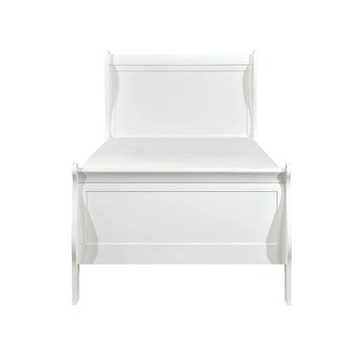 Five Star Furniture - Mayville Twin Sleigh Bed in White 2147TW-1