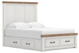 Five Star Furniture - Ashley Savonport Queen Panel Storage Bed — Plus