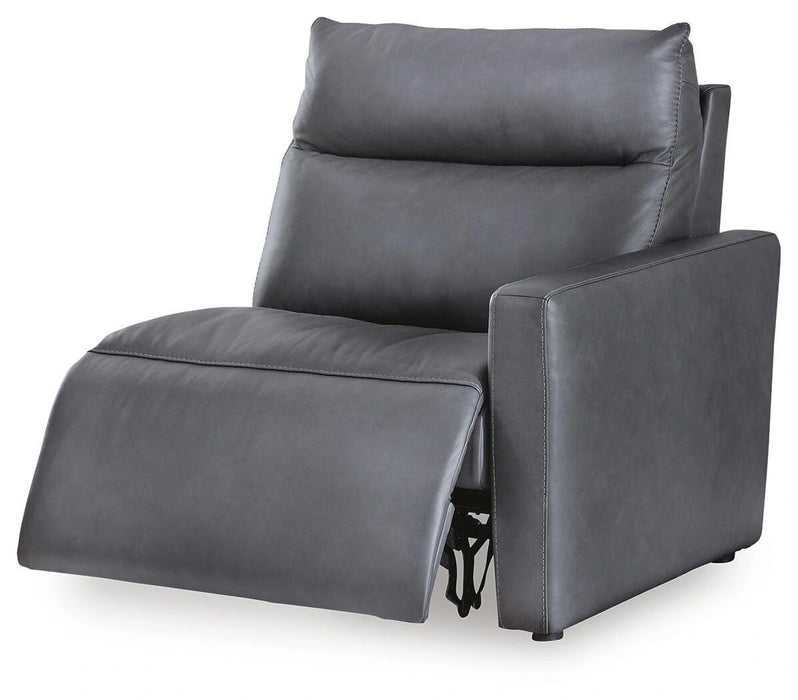 Five Star Furniture - ModZ Power Reclining Sectional Loveseat with Audio Console