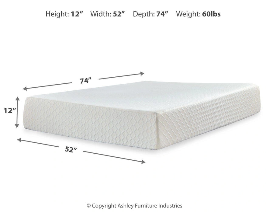 Five Star Furniture - Chime 12 Inch Memory Foam Mattress in a Box
