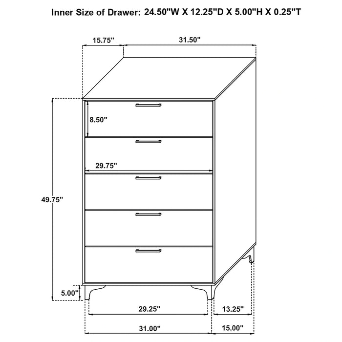 Five Star Furniture - Kendall Chest of Drawers