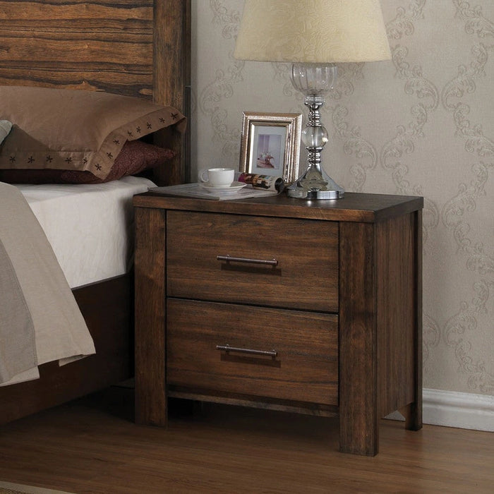 Five Star Furniture - Acme Merrilee 2-Drawer Nightstand in Oak 21683