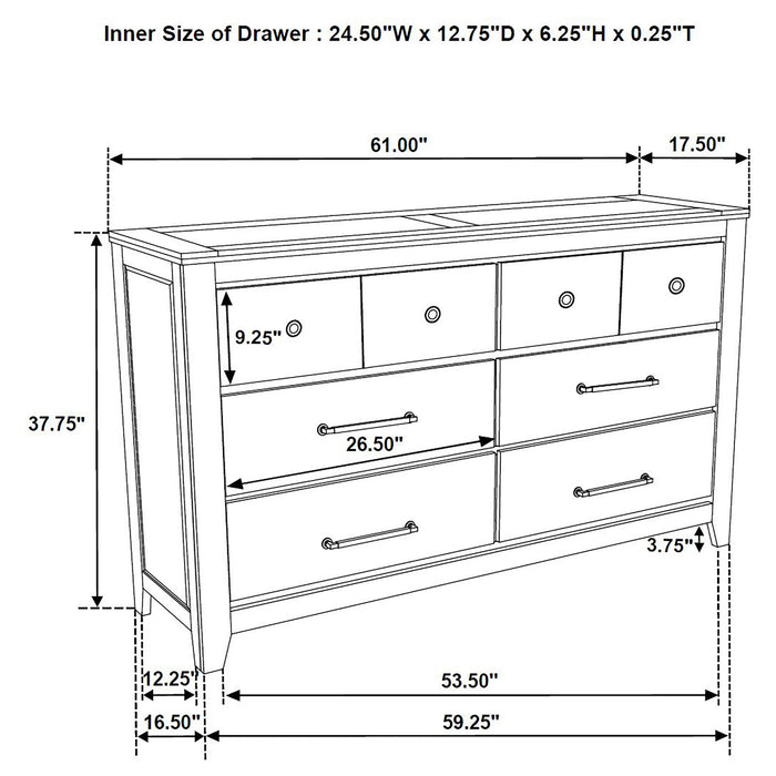 Five Star Furniture - Hazlewood Bedroom Set