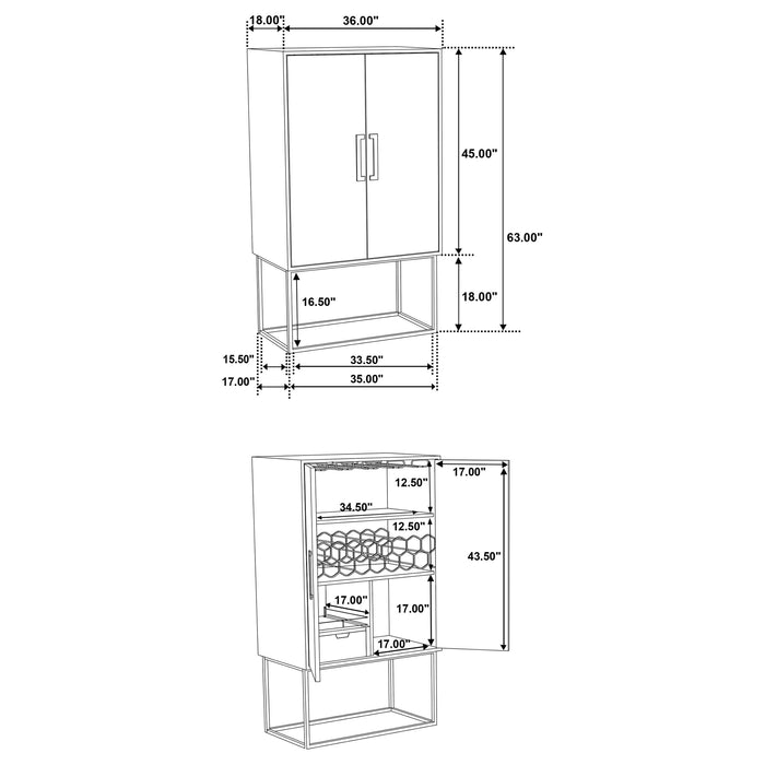 Five Star Furniture - Borman Bar Cabinet