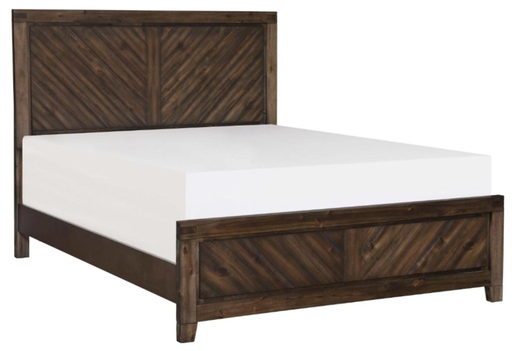 Five Star Furniture - Parnell King Panel Bed in Rustic Cherry 1648K-1EK*