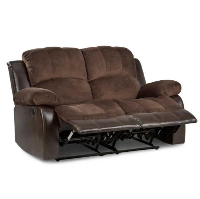 Five Star Furniture - Granley Double Reclining Loveseat in Chocolate 9700FCP-2