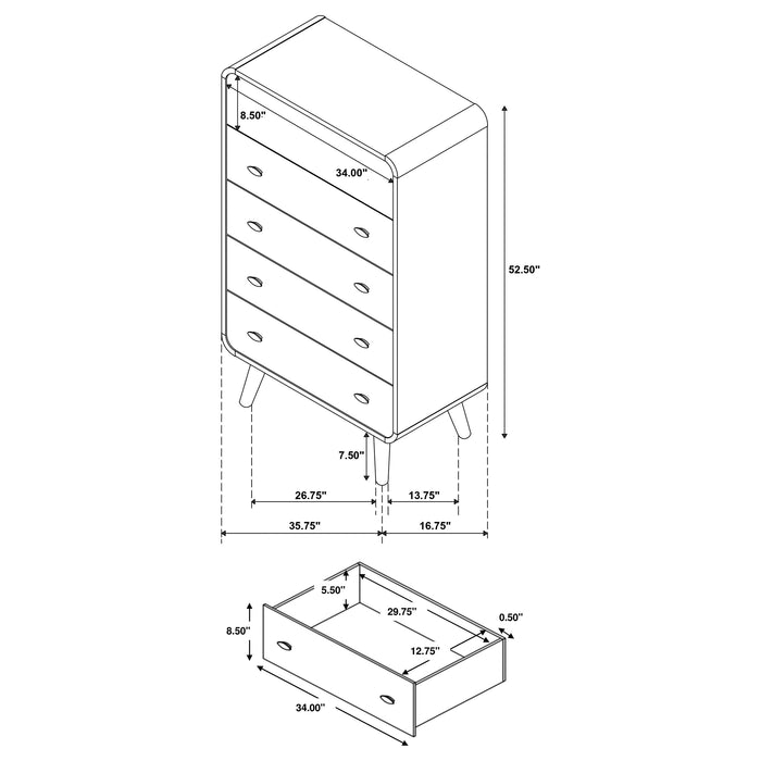 Five Star Furniture - Robyn Chest of Drawers