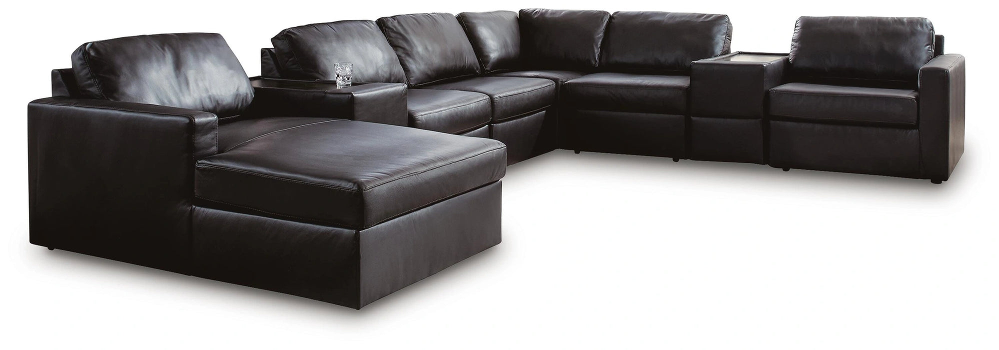 Five Star Furniture - Modmax II Sectional with Chaise and Storage Consoles