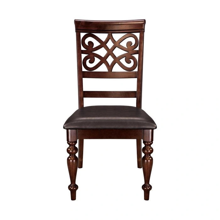 Five Star Furniture - Creswell Side Chair in Dark Cherry (Set of 2)
