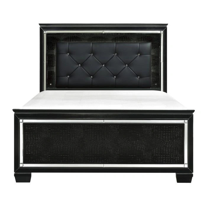 Five Star Furniture - Allura King Panel Bed in Black 1916KBK-1EK*