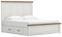Five Star Furniture - Ashley Savonport King Panel Bed with Storage