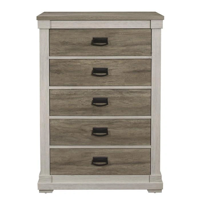 Five Star Furniture - Arcadia Chest in White & Weathered Gray 1677-9