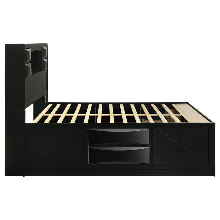Five Star Furniture - Briana Bookcase Platform Storage Bed
