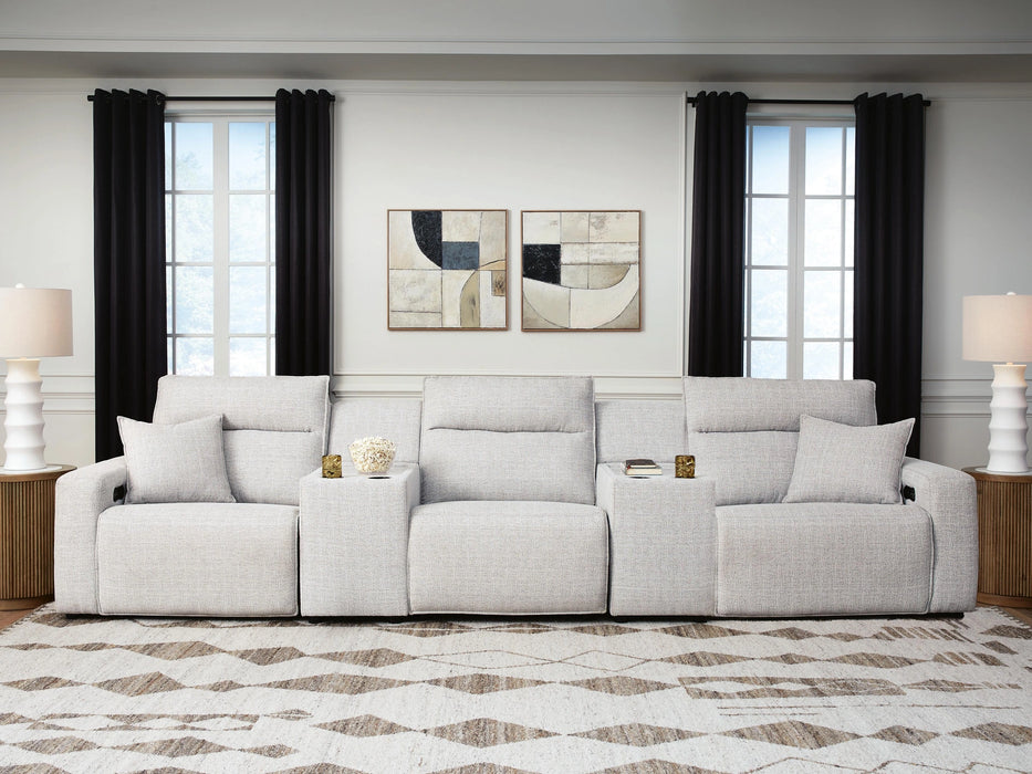 Five Star Furniture - Modmax II Power Reclining Sectional with Consoles