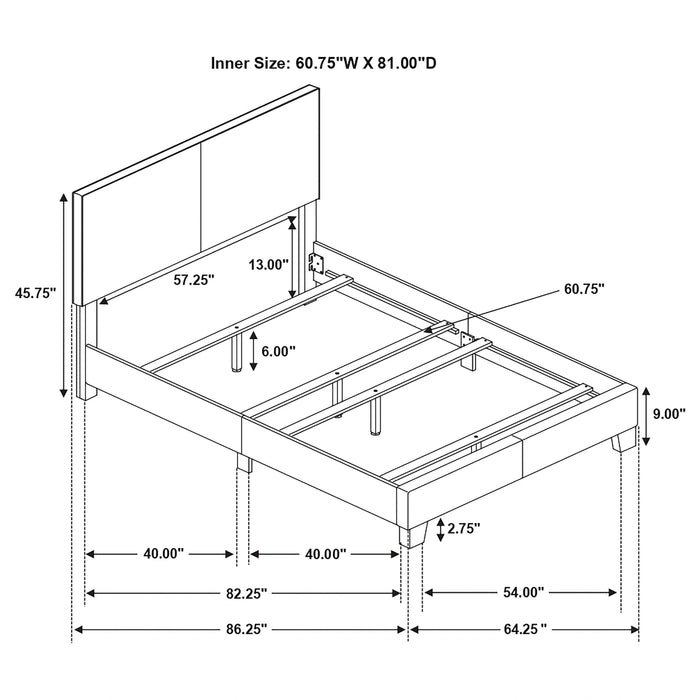 Five Star Furniture - Dorian Panel Bed