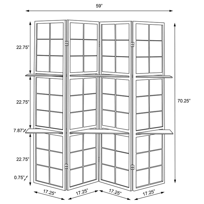 Five Star Furniture - Iggy Four-Panel Room Divider
