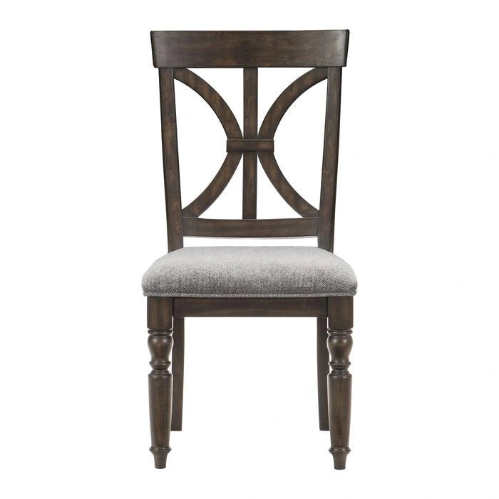Five Star Furniture - Cardano Side Chair in Charcoal (Set of 2)