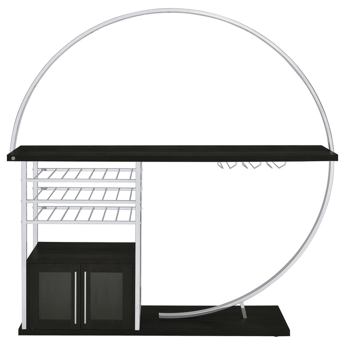Five Star Furniture - Risley Wine Cabinet with LED Lighting