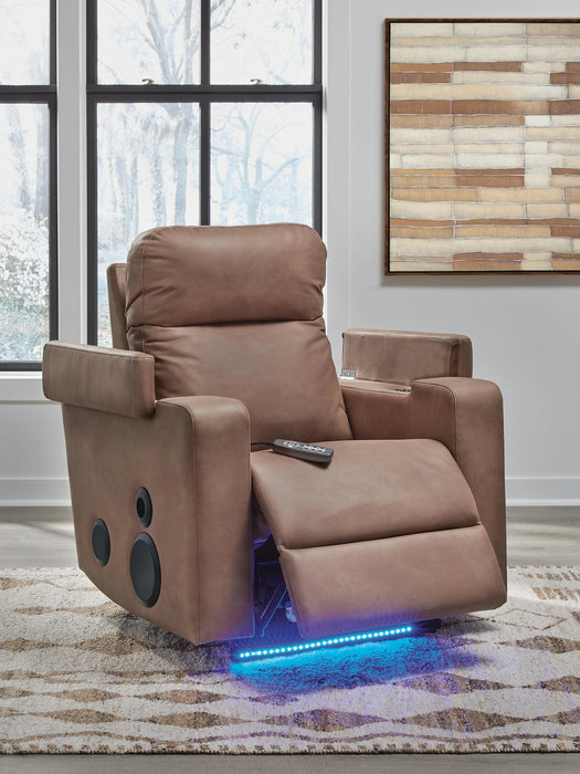 Five Star Furniture - Lorrenton Power Glider Recliner with Audio System