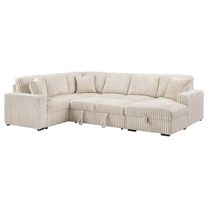 Five Star Furniture - Devonshire Pull-Out Sleeper Sectional Sofa