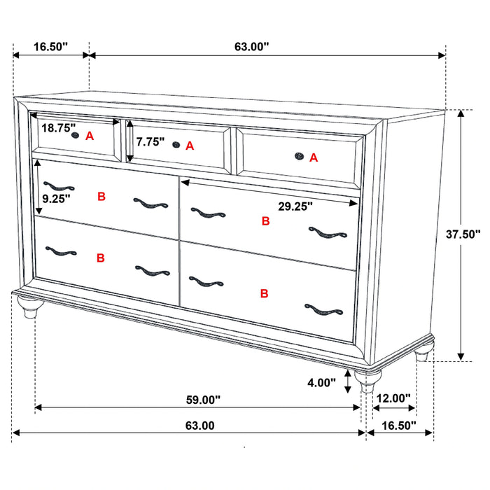 Five Star Furniture - Barzini Bedroom Set