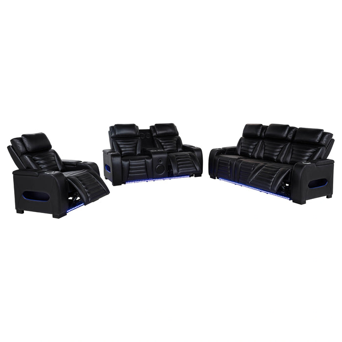 Five Star Furniture - Zuma Dual Power Reclining Sofa Set