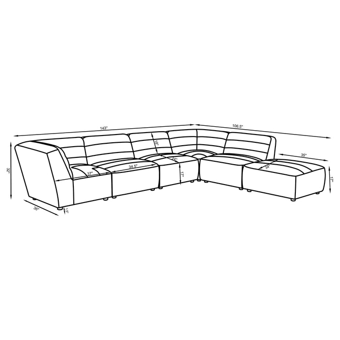 Five Star Furniture - Sunny Modular Sectional Sofa