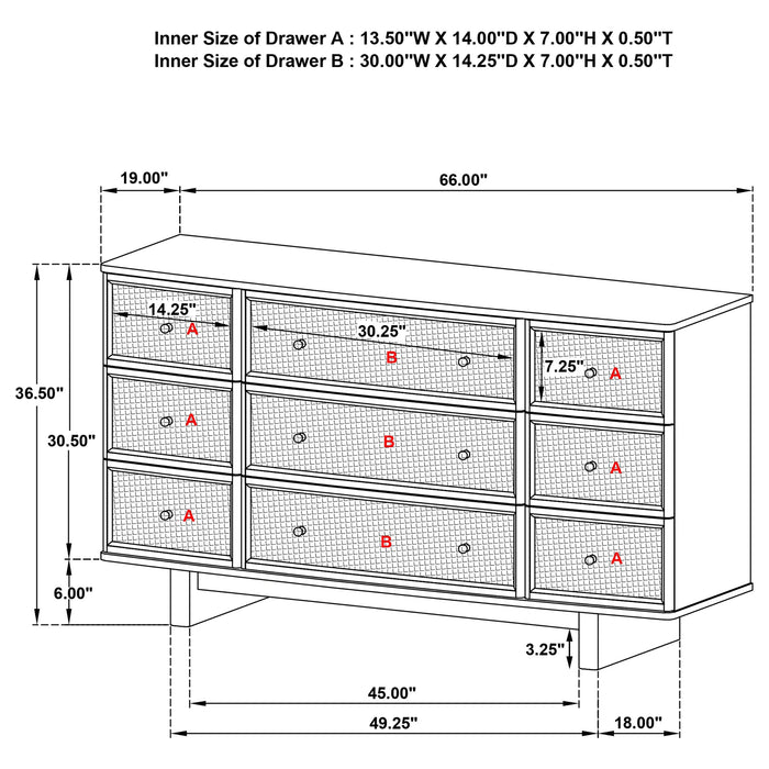 Five Star Furniture - Kailani Dresser
