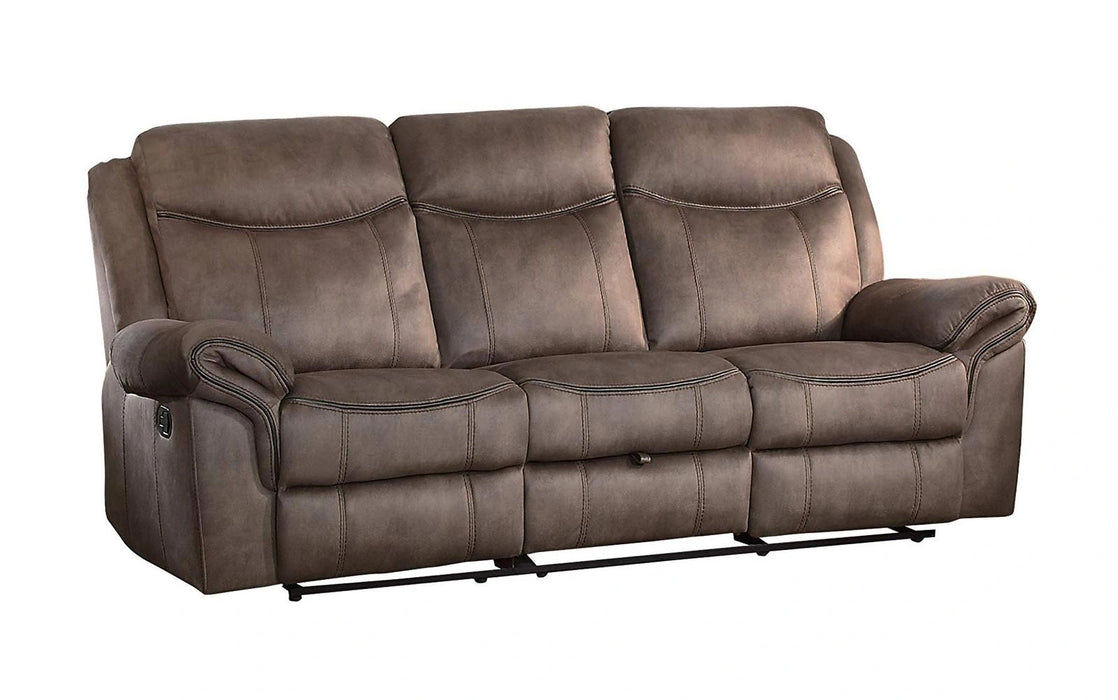 Five Star Furniture - Aram Double Glider Reclining Sofa in Dark Brown 8206NF-3