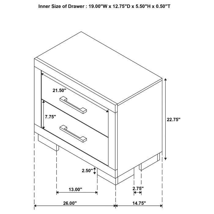 Five Star Furniture - Jessica Nightstand