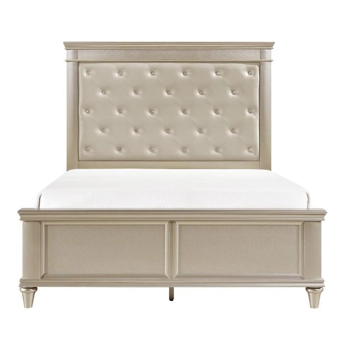 Five Star Furniture - Celandine Queen Panel Bed in Pearl/Silver 1928-1*
