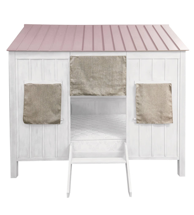 Five Star Furniture - Spring Cottage White & Pink Full Bed
