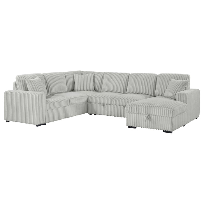 Five Star Furniture - Devonshire Pull-Out Sleeper Sectional Sofa