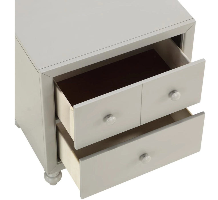 Five Star Furniture - Wellsummer 2 Drawer Nightstand in Gray 1803GY-4