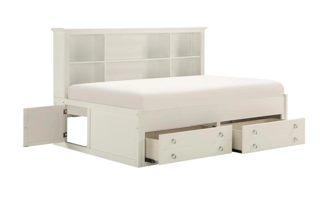 Five Star Furniture - Meghan Twin Lounge Storage Bed in White 2058WHPRT-1*