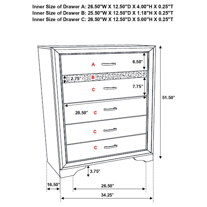 Five Star Furniture - Miranda Bedroom Set