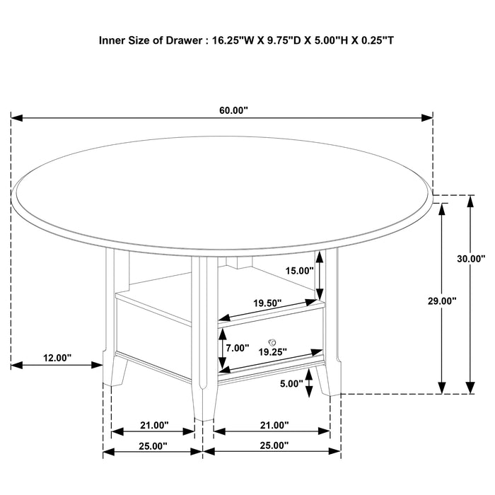 Five Star Furniture - Twyla 5 Pc Dining Set