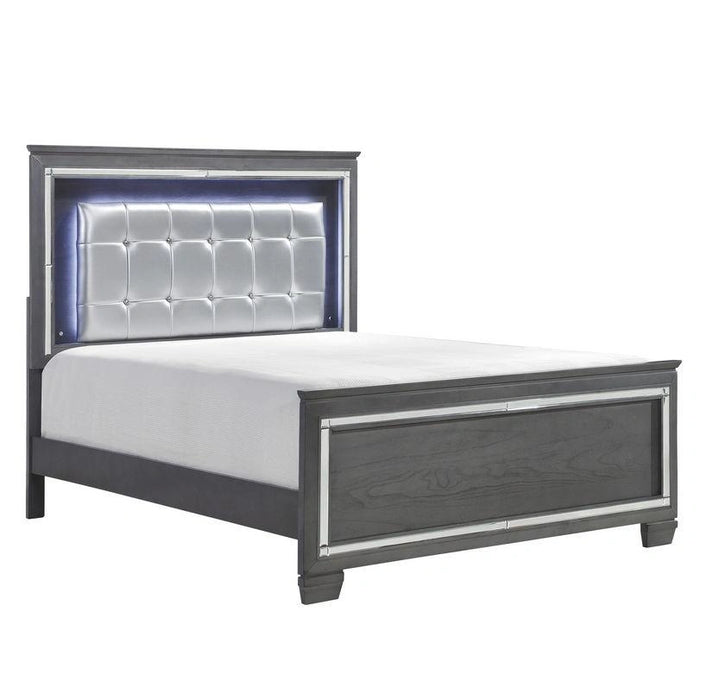 Five Star Furniture - Allura Queen Panel Bed in Gray 1916GY-1*