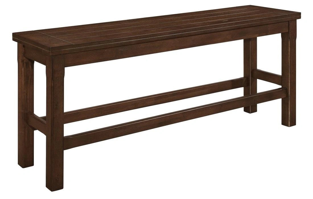 Five Star Furniture - Schleiger Counter Height Bench in Dark Brown 5400-24BH