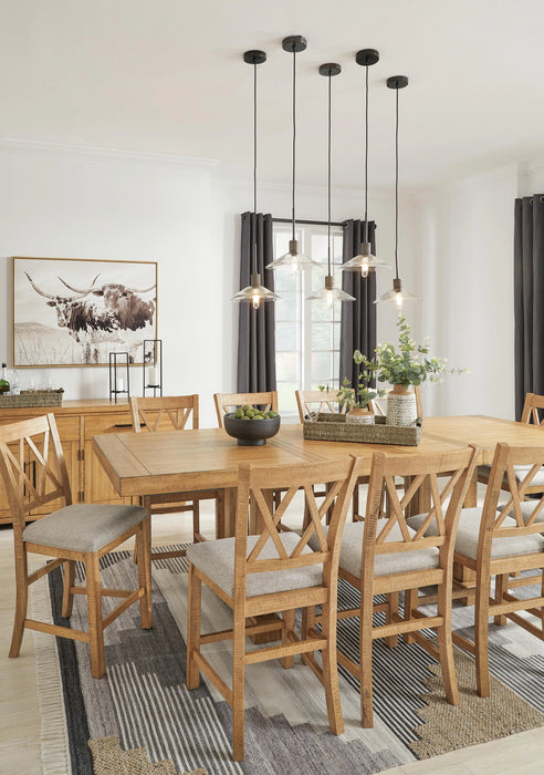 Five Star Furniture - Havonplane Counter Height Dining Extension Table