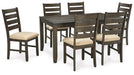 Five Star Furniture - Rokane Dining Table and Chairs (Set of 7) image