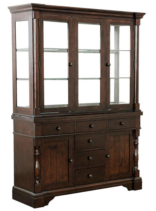 Five Star Furniture - Yates Buffet and Hutch in Dark Oak 5167-50*