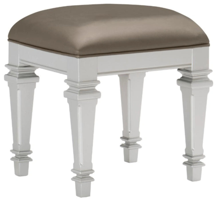 Five Star Furniture - Avondale Vanity Stool in Silver 1646-14