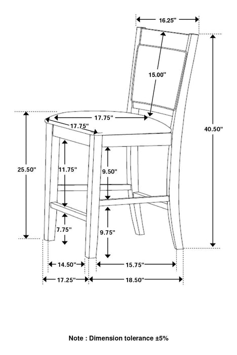 Five Star Furniture - Dewey Counter Height Dining Set