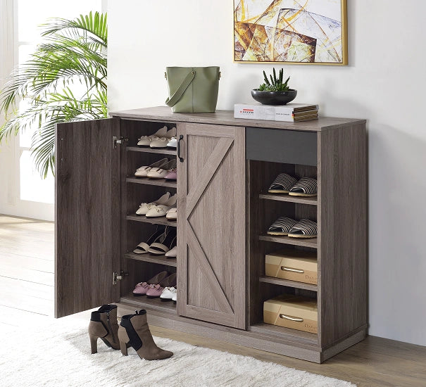Five Star Furniture - Toski Rustic Gray Oak Cabinet
