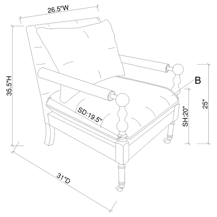 Five Star Furniture - Dempsy Accent Chair
