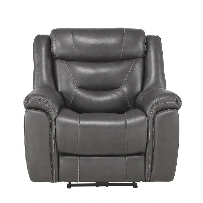 Five Star Furniture - Danio Power Double Reclining Chair with Power Headrests in Dark Gray 9528DGY-1PWH
